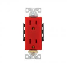 Eaton Wiring Devices 6262RD - Recp Deco Dup15A125V2P3W B/Swire BrSt RD