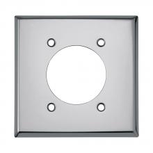 Eaton Wiring Devices 68-BOX - Wlplt 2G Sgl Rec W/2.1563" Hole Chrome