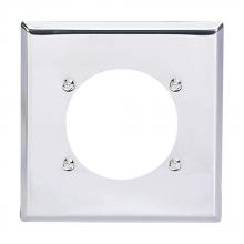 Eaton Wiring Devices 69-BOX - Wlplt 2G Sgl Rec W/2.4688" Hole Chrome