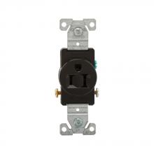 Eaton Wiring Devices 817BK - Recp Single 15A 125V 2P3W Str Swire BK