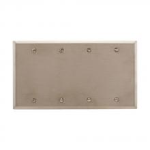 Eaton Wiring Devices 93154-BOX - Wallplate 4G Blank Box Mount Std SS