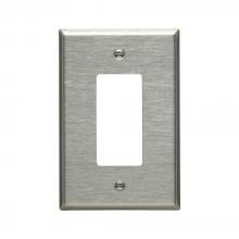 Eaton Wiring Devices 93834-BOX - Wallplate 1G Decorator Oversize SS