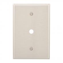 Eaton Wiring Devices 93896-BOX - Wallplate 1G with .375" Hole Oversize SS