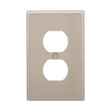 Eaton Wiring Devices 93901-BOX - Wallplate 1G Duplex Receptacle Mid SS