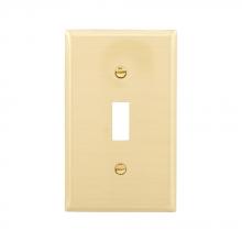 Eaton Wiring Devices 94071 - Wallplate 1G Toggle Std BR