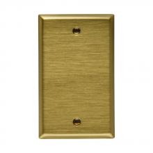Eaton Wiring Devices 94151 - Wallplate 1G Blank Box Mount Std BR