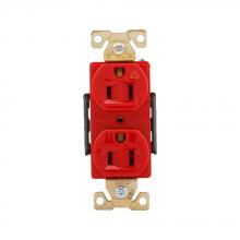 Eaton Wiring Devices AHIG5262RD - Recp Dup IG 15A125V2P3W BrassStrp B&S RD