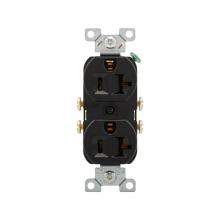 Eaton Wiring Devices CR20BK - Recp Duplex 20A 125V 2P3W Str Swire BK