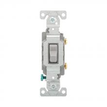 Eaton Wiring Devices CS120GY - Switch Toggle SP 20A 120/277V Swire GY