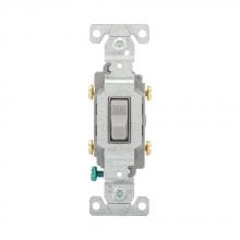 Eaton Wiring Devices CS220GY - Switch Toggle DP 20A 120/277V Swire GY