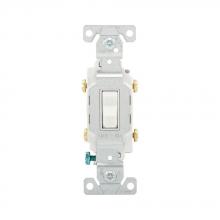 Eaton Wiring Devices CS220W - Switch Toggle DP 20A 120/277V Swire WH