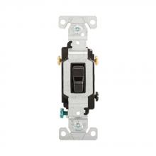 Eaton Wiring Devices CS320BK - Switch Toggle 3Way 20A 120/277V Swire BK