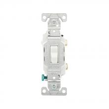 Eaton Wiring Devices CSB120W - Switch Toggle SP 20A 120/277V B/Swire WH