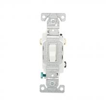Eaton Wiring Devices CSB320W - Switch Tog 3Way 20A 120/277V B/Swire WH