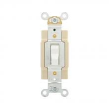 Eaton Wiring Devices CSB420W - Switch Tog 4Way 20A 120/277V B/Swire WH