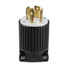 Eaton Wiring Devices L1530P - Plug 30A 250V 3PH 3P4W Lkg BW