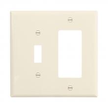 Eaton Wiring Devices PJ126LA-SPL1 - Wallplate 2G Toggle/Deco Poly Mid LA
