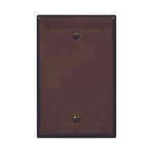 Eaton Wiring Devices PJ13B - Wallplate 1G Blank Box Mount Poly Mid BR