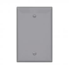 Eaton Wiring Devices PJ13GY - Wallplate 1G Blank Box Mount Poly Mid GY