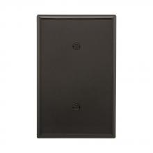 Eaton Wiring Devices PJ14BK - Wallplate 1G Blank Strap Mount Mid BK