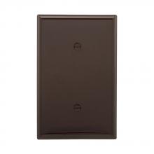 Eaton Wiring Devices PJ14B - Wallplate 1G Blank Strap Mount Mid BR