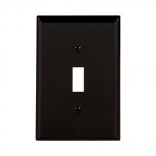 Eaton Wiring Devices PJ1BK - Wallplate 1G Toggle Poly Mid BK