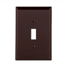 Eaton Wiring Devices PJ1B - Wallplate 1G Toggle Poly Mid BR