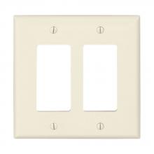 Eaton Wiring Devices PJ262LA - Wallplate 2G Decorator Poly Mid LA