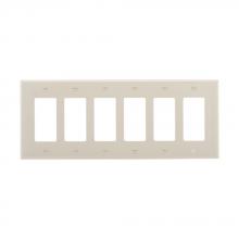 Eaton Wiring Devices PJ266LA - Wallplate 6G Decorator Poly Mid LA