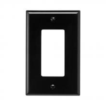 Eaton Wiring Devices PJ26BK - Wallplate 1G Decorator Poly Mid BK