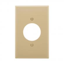 Eaton Wiring Devices PJ720V - Wlplt 1G Sgl Rec W/1.6" Hole Poly Mid IV