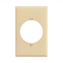 Eaton Wiring Devices PJ724V-SP-L1 - Wlplt 1G Sgl Rec W/2.15"Hole Poly Mid IV