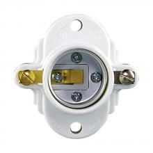 Eaton Wiring Devices S752W-SP - Socket Cleat Med Base Thrmst 660W250V WH