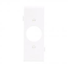 Eaton Wiring Devices STC7W - Wlplt Sectional Sgl Recp Poly Mid Ctr WH
