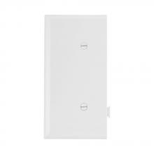 Eaton Wiring Devices STE14W - Wlplt Sectional Blank Poly Mid End WH