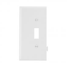 Eaton Wiring Devices STE1W - Wlplt Sectional Toggle Poly Mid End WH