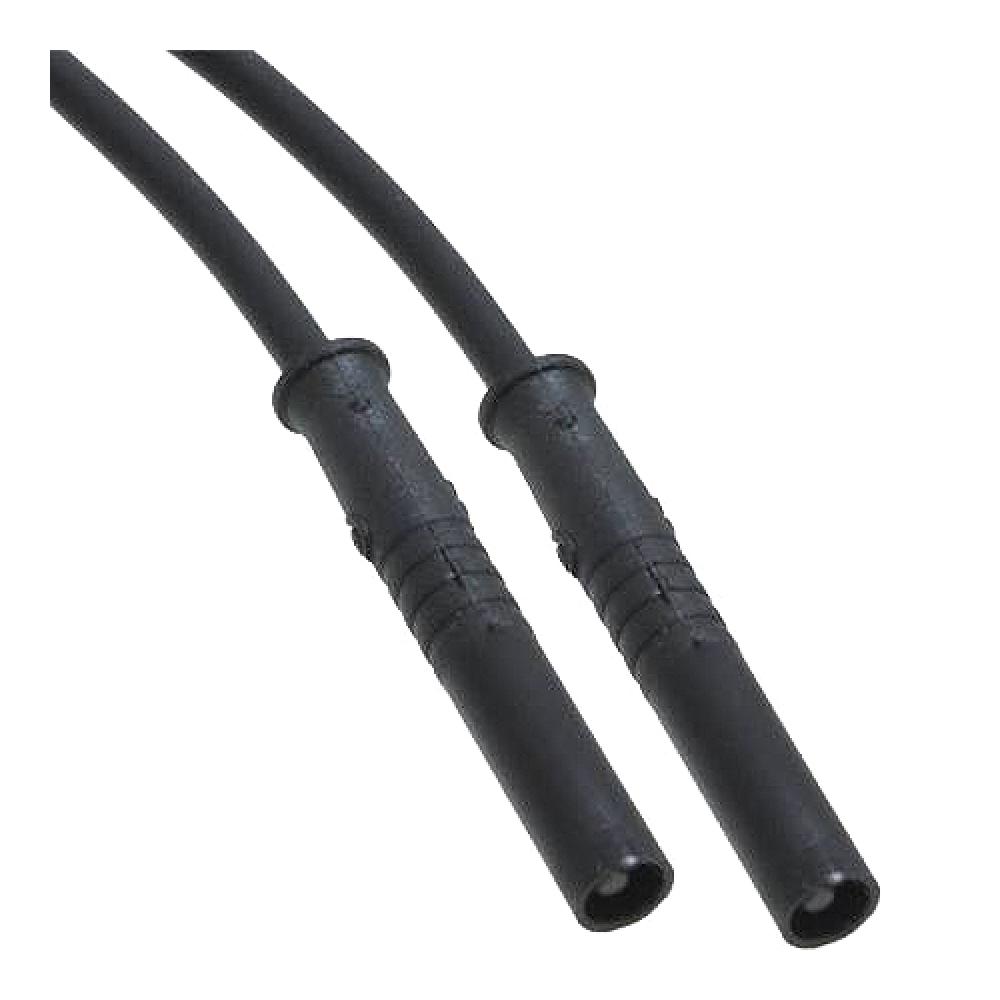2MM SFTY SHTHD PATCH CORDS PVC 39 IN BLK