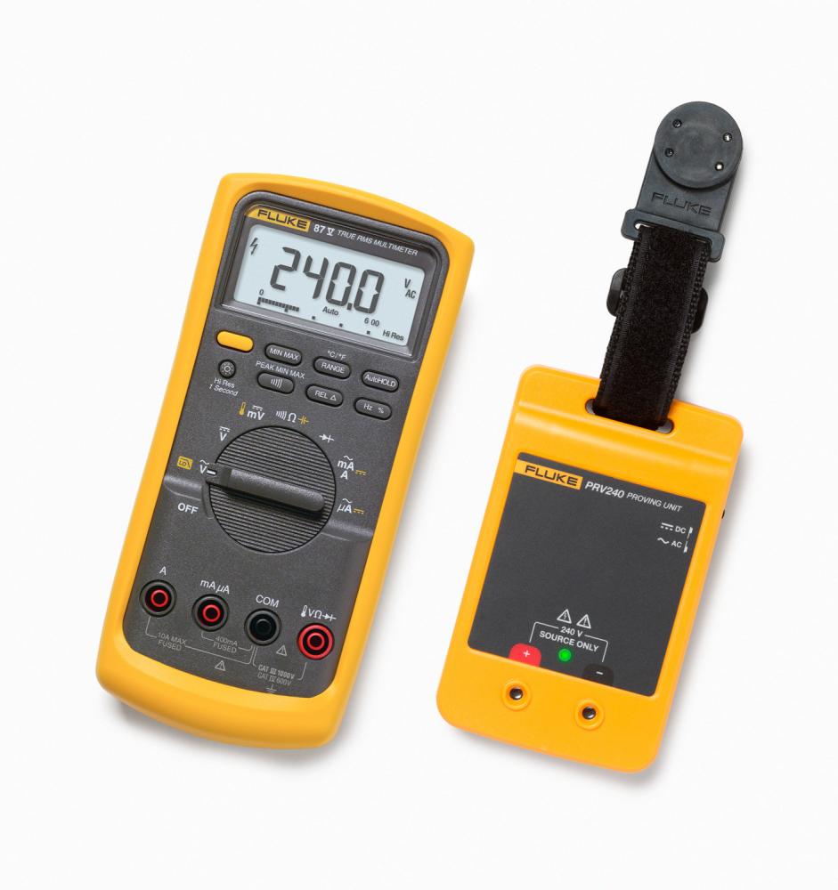 FLUKE-87V DMM +PRV240 proving unit kit