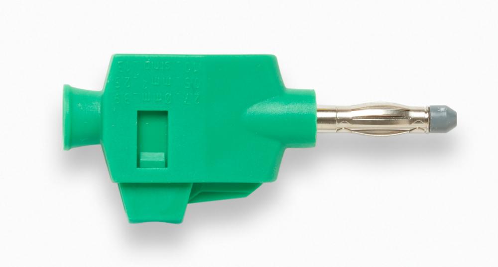 BANANA PLUG, QUICK CONNECTION (GREEN)