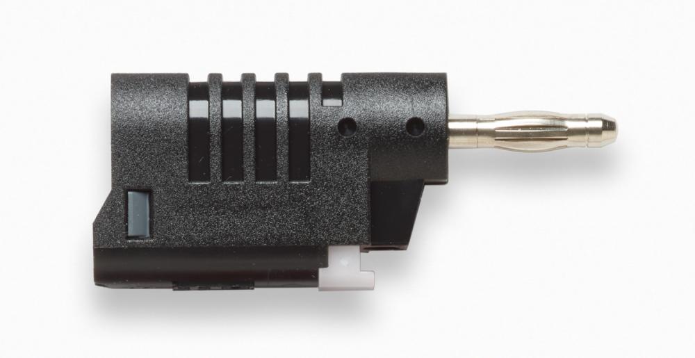 STACK BANANA PLUG, QUICK CONNECT (BLK)