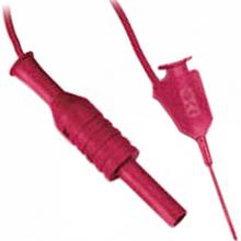 Fluke 72929-20-2 - MINISMD GRBR TSTCLIP 20" LEAD 4MM JK RED