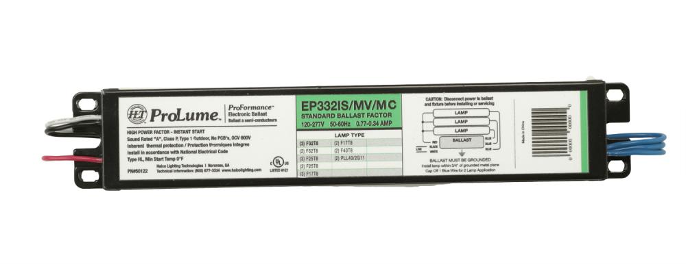 F32 T8 3 LAMP ELEC MV IS