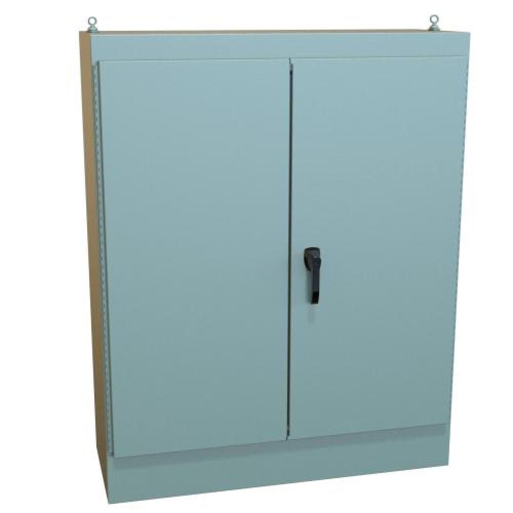 DBLE DOOR FREE STANDING ENCL