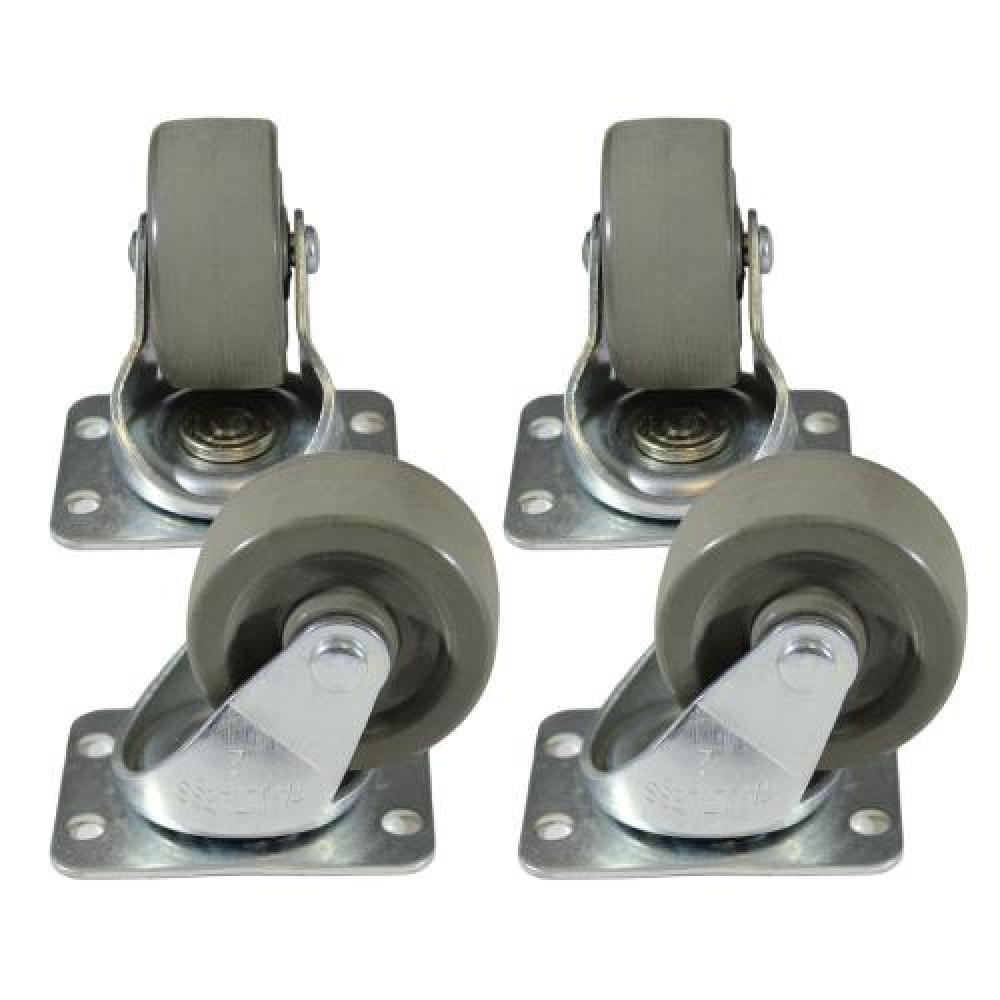 4PK LIGHT DUTY CASTERS