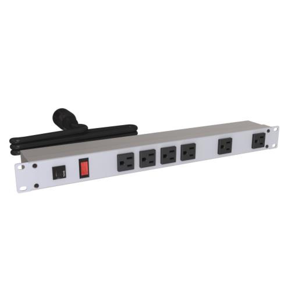 19&#34; RACK MOUNT, 6 REC ON FRONT