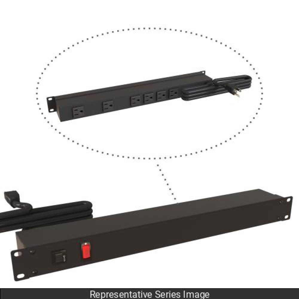 19&#34; RACK MOUNT, 6 REC ON REAR