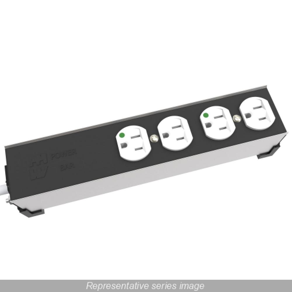 4X 5-15R HOSPITAL OUTLET STRIP