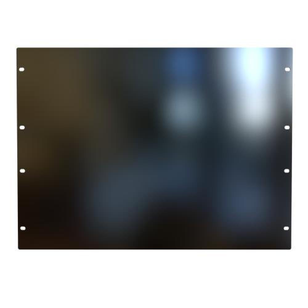 8U FLAT STEEL RACK PANEL