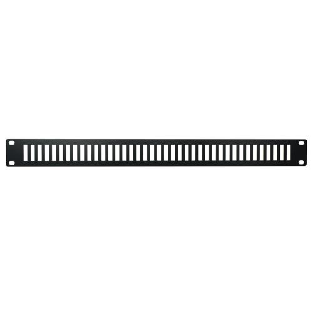 1U SLOTTED STEEL VENTED PANEL