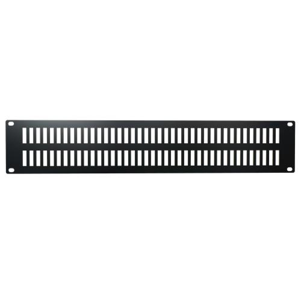 2U SLOTTED STEEL VENTED PANEL